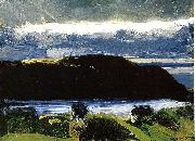 George Wesley Bellows Breaking Sky, Monhegan painting